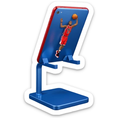 nba stand (#00A3E0) and red (#F9423A) sticker