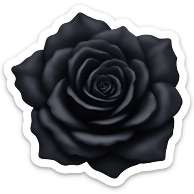 Black roses sticker