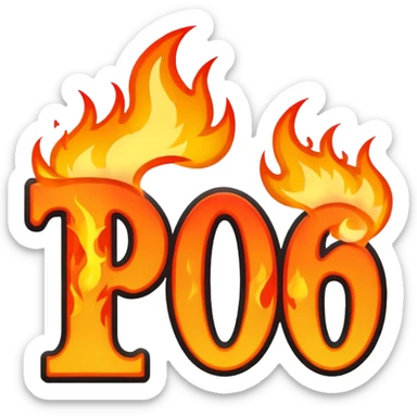 Can you make a banner that says PYRO in gothic letters, the letters should also be on fire sticker