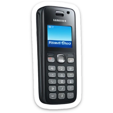 Samsung flip phone sticker