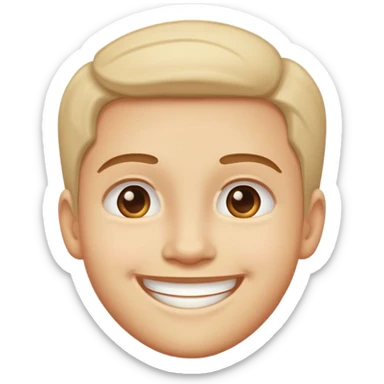 yummy face smiley sticker