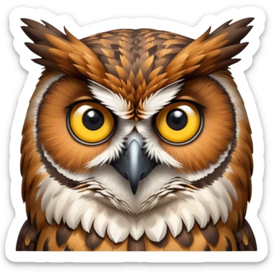 Eagle Owl sticker