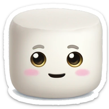 marshmallow  sticker