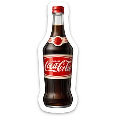 Una botella de fernet branca con un vaso hecho con una botella de coca cola cortada por la mitad sticker