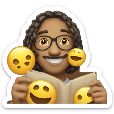 “Generate an emoji symbolizing fun and social interaction via mobile games sticker