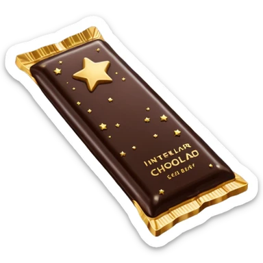 Space Night Schokolade sticker