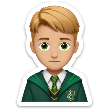 Jamie yeates is Marcus Flint in harry potter, wear hogwarts slytherin uniform sticker