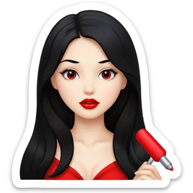 Seductive girl  sticker