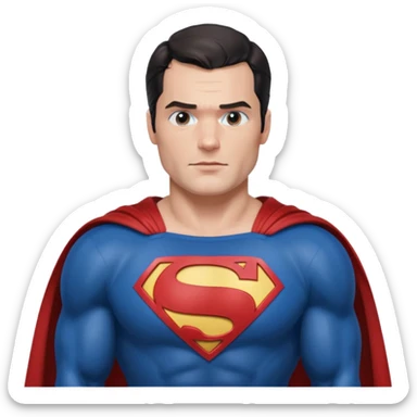 hencry cavill superman sticker