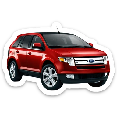 Ford edge red 2010 sticker