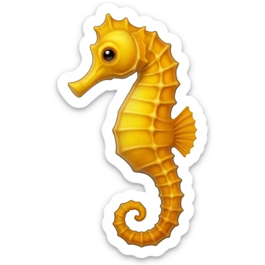 Морской конёк sticker