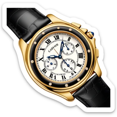Cartier panther watch  sticker