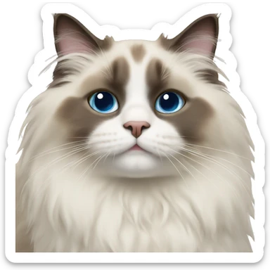 ragdoll cat sticker