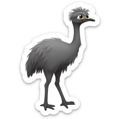 Jazz Emu sticker