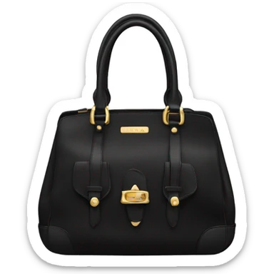 Black Prada bag sticker