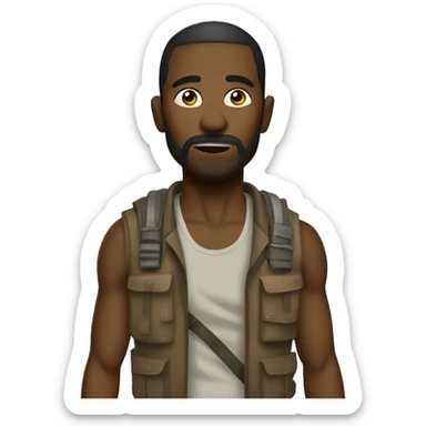 post apocalypse survivor sticker