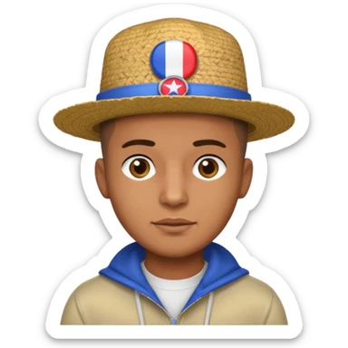 brown skin latino male with buzz cut wearing a wbc puerto rico hat sticker