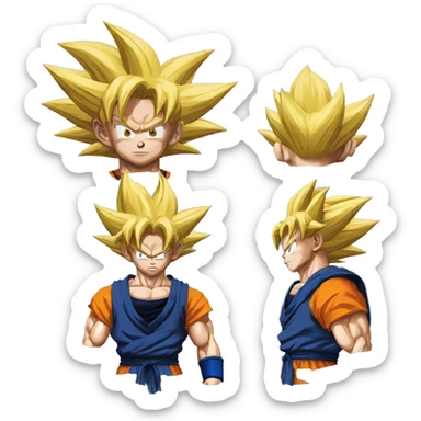 Goku dragon ball z sticker