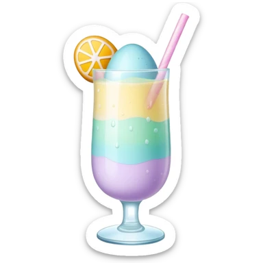 Pastel Easter drink sticker