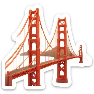 Golden Gate Bridge, San Francisco sticker