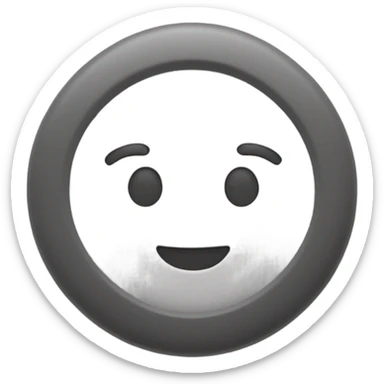 A blur circle for sensoring sticker