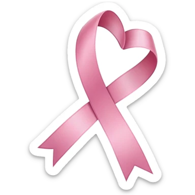 pink ribbon sticker
