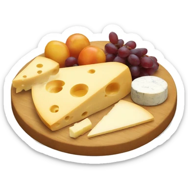 Cheese platter sticker