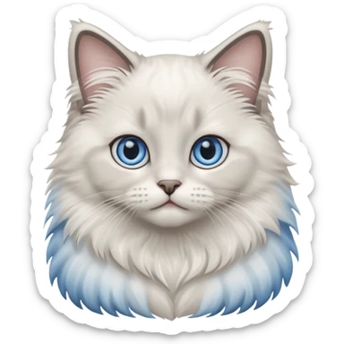 Baby ragdoll cat sticker