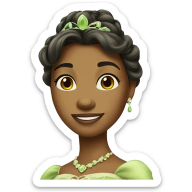 Tiana princess sticker