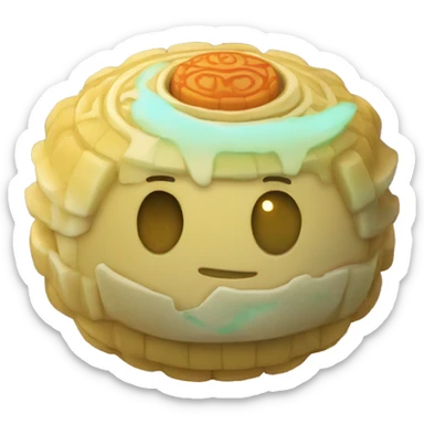 mooncake final space sticker