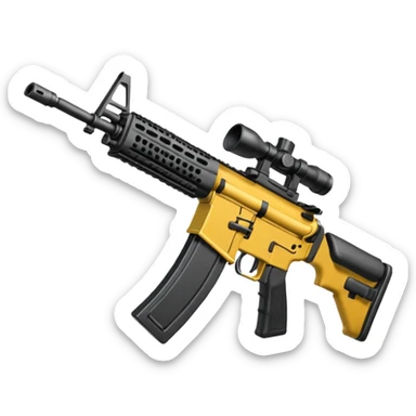 M4 rifle  sticker