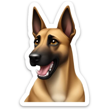 malinois dog sticker