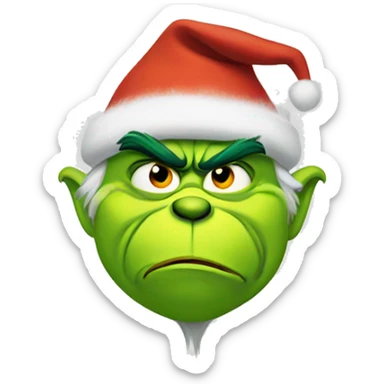 Grinch sticker