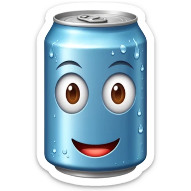 can of soda sticker