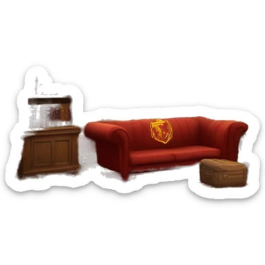 Hogwarts Gryffindor Common Room sticker