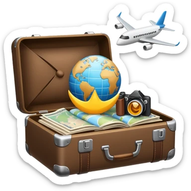 travel items sticker