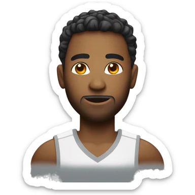 Basquetball player sticker