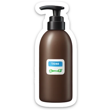 bottle of conditioner  sticker
