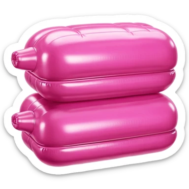  paris SPAM meat jeff koons style inflatable sculpture art painting  sticker