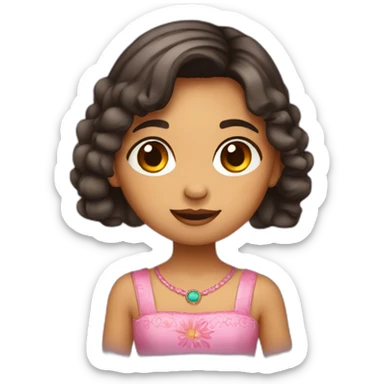 Petite fille mexicaine sticker