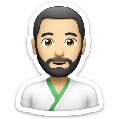 asian sensei with beard sticker