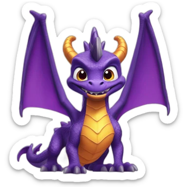 spyro the dragon sticker
