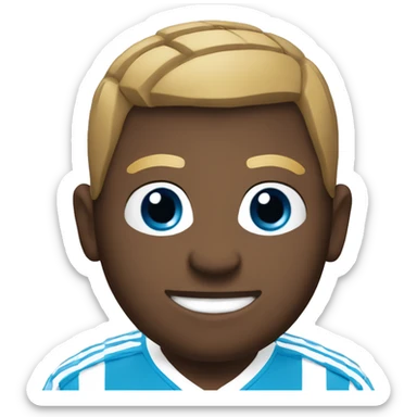 marseille football fan sticker