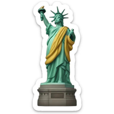 liberty-statue-with-a-kilt sticker