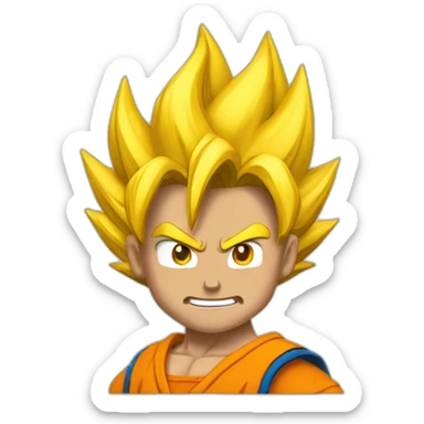 super saiyan sticker