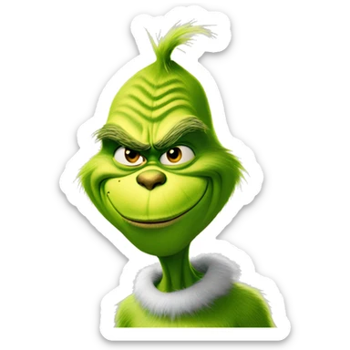 the grinch sticker