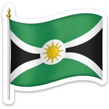 Just do a simple flag I want to put in my bio. Have u seen the panjshir flag do that it’s not in the emojis but make it exactly like the picture don’t add anything else. something on the middle search it up and make it in a shape of flag like the emojis no it’s goes like green on  sticker