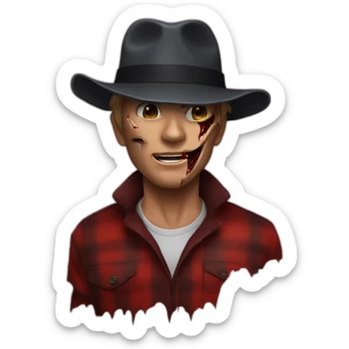 Nightmare on elm street sticker
