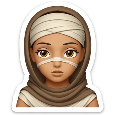 mummy girl sticker