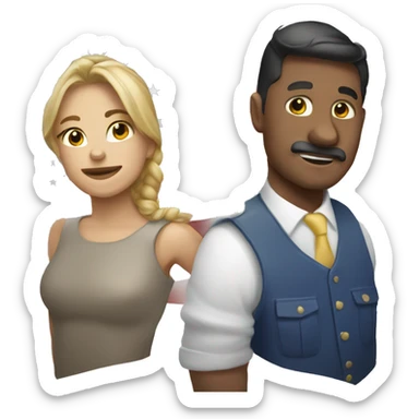 estados unidos y canada sticker